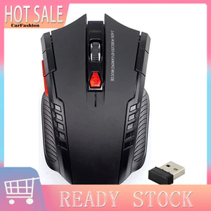 < CarFashion > Chuột chơi game quang không dây di động Mini 24Ghz cho máy tính xách tay PC