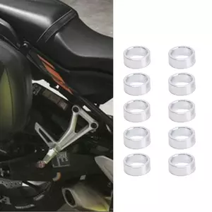 halluya.vn-sip-my 10 Miếng Đệm Hợp Kim Nhôm Tròn Unthreaded Standoff Hỗ Trợ Phụ Kiện Đường Kính Ngoài 10mm
