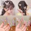 Kẹp Tóc Bướm Di Chuyển Cho Bé Gái Trẻ Em Lắc Di Chuyển Cánh Top Kẹp Nổ Kẹp Ngọc Trai sel Kẹp Tóc Hợp Kim DIY Phụ Kiện Tóc [Mina]