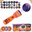 Máy chiếu đèn pin Halloween CHEESELY, với 24 mẫu Đồ chơi đèn pin máy chiếu phát sáng ma bí ngô, Đèn ngủ vui nhộn tương tác Đèn pin chiếu trẻ em