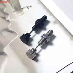 THEGIRL8B Bông Tai Nam Nữ Punk Cá Tính Thép Không Gỉ Quà Tặng Hợp Thời Trang Xuyên Trang Sức