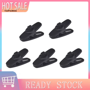 < CarFashion > 5 Kẹp cáp nhựa xoay di động cho tai nghe