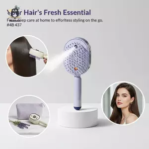 1 Bộ Bàn Chải Massage Da Đầu Điện Di Động Đệm Chống Không Khí Để Chăm Sóc Tóc Du Lịch Tại Nhà Sử Dụng Hàng Ngày Mới