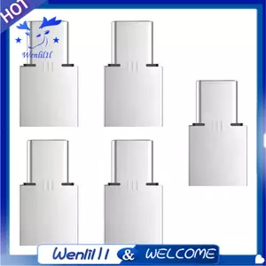 Bộ 5 Bộ Chuyển Đổi USB-C Siêu Mini Type-C Sang USB 2.0 Cho Điện Thoại Di Động Máy Tính Bảng & Cáp USB & Đĩa Flash