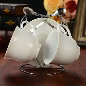 < beartwo > Giá Để Cốc Hình Trái Tim, Khay Thoát Nước Cho 2 Cốc & 2 Đĩa, Chống Trượt, Tổ Chức Trà, Kệ Đựng Cốc Gắn Tủ Mới