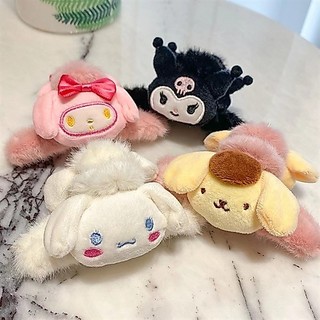 MEOWU Kẹp Tóc Phong Cách Hàn Quốc Chất Lông Melody Kitty KuroMi Giành Cho Nữ