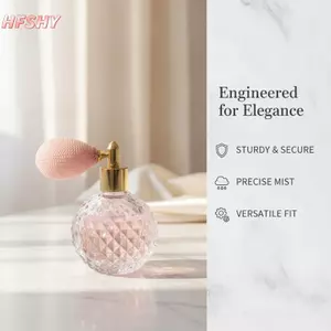 HFSHY Vintage Chai Nước Hoa Thủy Tinh Có Thể Đổ Lại 1 Cái Dễ Dàng Đổ Máy Bơm 18mm Có Ống Để Mang Theo Hàng Ngày Sử Dụng VN