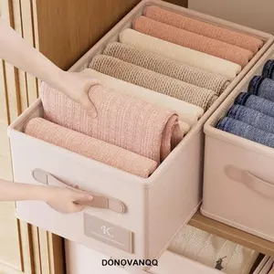 Hộp Bảo Quản Quần Áo DONOVANQQ, Hộp Bảo Quản Quần Jean Tiết Kiệm Không Gian Dung Tích Lớn, Tủ Quần Áo Gấp Chống Thấm Nước Đa Năng Tủ Quần Áo