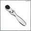 1 Chiếc Thép Bạc 1 / 4 Nhanh Xoay Hai Đầu Mini Ratchet Cờ Lê Tay Cầm Tua Vít Ratchet Cờ Lê