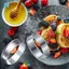 Nhẫn Muffin 4 Inch Nhẫn Crumpet, Bộ 20 Nhẫn Muffin Inox Khuôn Cán Đôi Tart Nhẫn Tròn Tart Nhẫn
