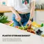 Giỏ nhựa có thể xếp chồng lên nhau Giỏ đựng đồ nhà bếp Giỏ đựng đồ bằng nhựa trái cây & rau quả Giá đựng đồ bằng nhựa (Màu be)