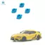 4 Bộ Chuyển Đổi Trái Phiếu Kim Loại Cho Muỗi RC Xe ZERO-Z MINI-Z MR-03 Bánh Xe Hub Thay Đổi, Bạc