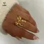 Nhẫn Nơ Bằng Thép Không Gỉ Cổ Điển Ánh Sáng Sang Trọng Thanh Lịch Mở Ngón Tay Nhẫn Trang Sức Nữ [Mina]