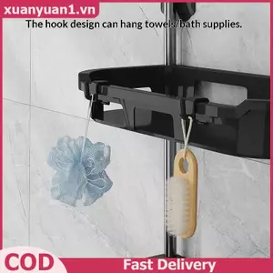 XUAN Punch Free Plastic Over The Toilet Ra 2 / 3 Lớp Tiết Kiệm Không Gian Dọc Phòng Tắm Sắp Xếp Kệ VN