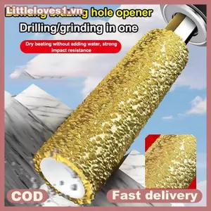 Littleloves1 1 / 2 / 3 / 4 Cái Lõi Kim Cương Mũi Khoan Khô Chủ Đề Lục Giác Chân Lõi Lỗ Cưa Cho Gạch Gốm Đá Cẩm Thạch Granite Đầu Mài VN