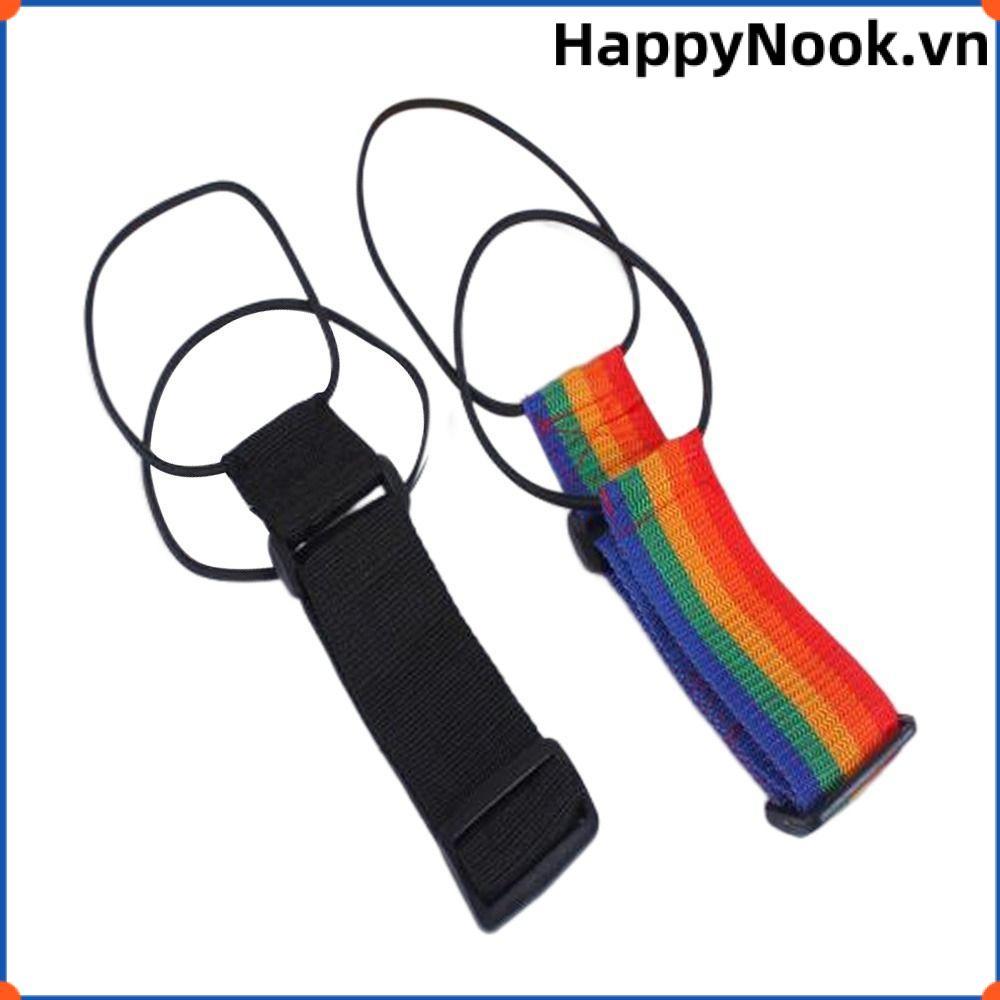 HAPPYNOOK Dây đàn hồi đóng gói hành lý, dây treo cố định có thể điều chỉnh
