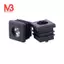 Nắp ống vuông Đầu ống Chèn phích cắm M8 Chủ đề 20x20mm 20 chiếc Đen