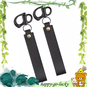 2 Cái Còng tháo nhanh mặt nạ có tay cầm bằng da cho lính cứu hỏa, Còng thép không gỉ 316 cấp biển để gian lận
