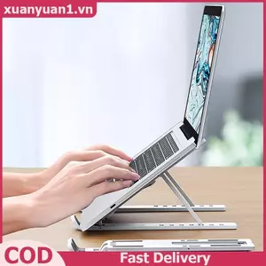 Giá đỡ máy tính xách tay đa năng XUAN Giá đỡ máy tính xách tay có thể điều chỉnh cho đế làm mát có thể gập lại chống trượt cho máy tính xách tay / máy tính bảng / điện thoại VN