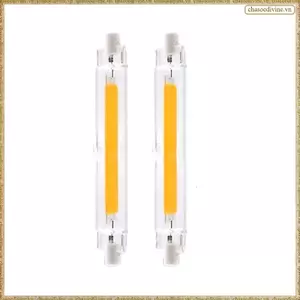 R7s 2 Đèn Led 220v 10W 118mm Đèn Ngoài Trời Trong Nhà Ống Sáng Trắng Cob Kính Ống Cho Bóng Đèn Pha Gia Đình
