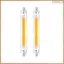 R7s 2 Đèn Led 220v 10W 118mm Đèn Ngoài Trời Trong Nhà Ống Sáng Trắng Cob Kính Ống Cho Bóng Đèn Pha Gia Đình