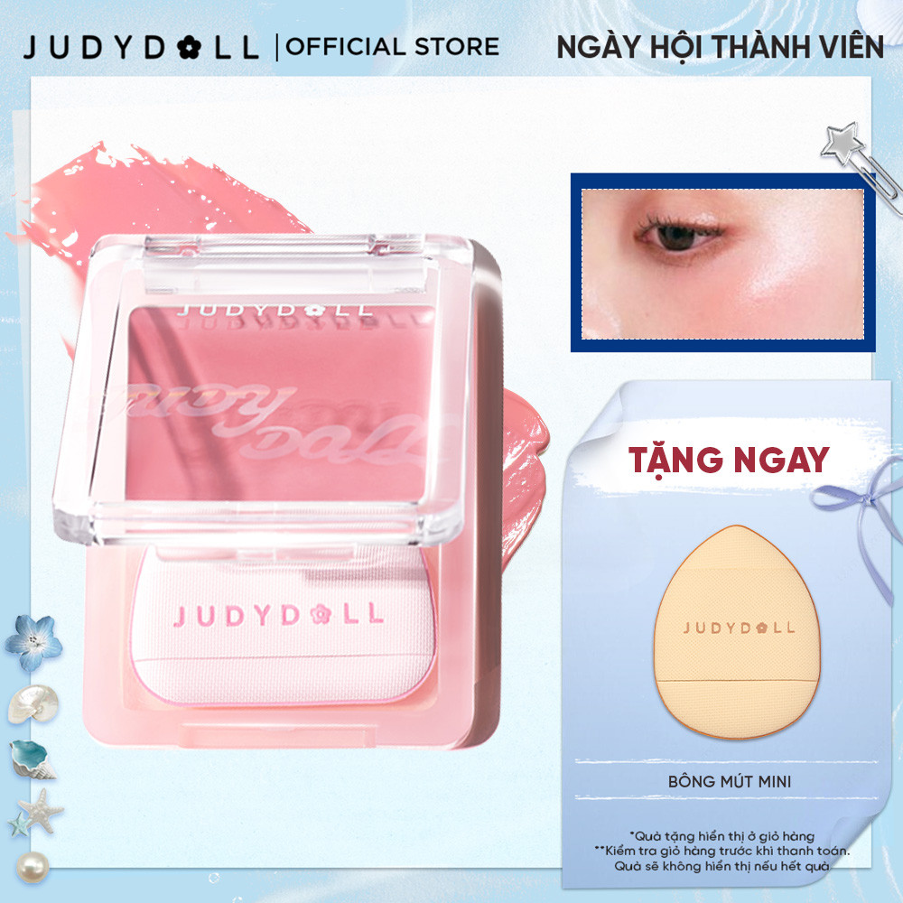 Má Hồng Kem JUDYDOLL Glow Blush Balm Căng bóng Không vỡ nền Tự nhiên Lâu trôi 3g