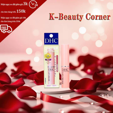 Son dưỡng DHC bảo vệ môi khỏi khô nứt, dưỡng ẩm lâu dài, hợp dùng trước khi tô son màu