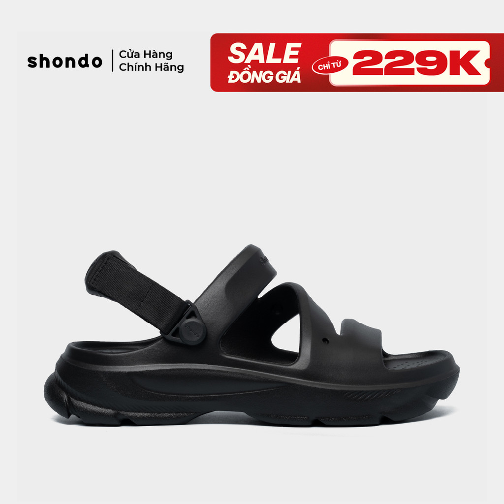 Sandal Shondo FX màu đen
