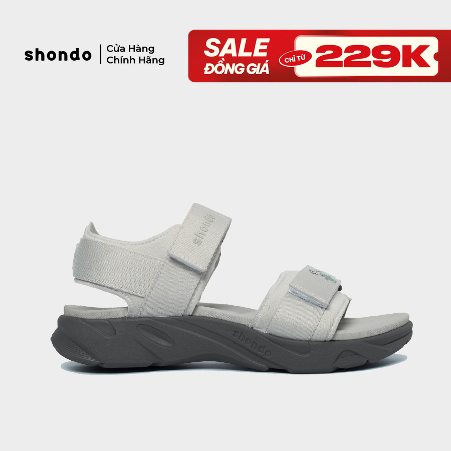Giày sandal Shondo F8 màu xám