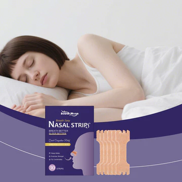 Hàng sẵn có SOUTH MOON Chăm sóc giấc ngủ Miếng dán mũi Thoải mái Fit Tận hưởng đêm Yên tĩnh Ngủ Chăm sóc mũi Miếng dán 0827