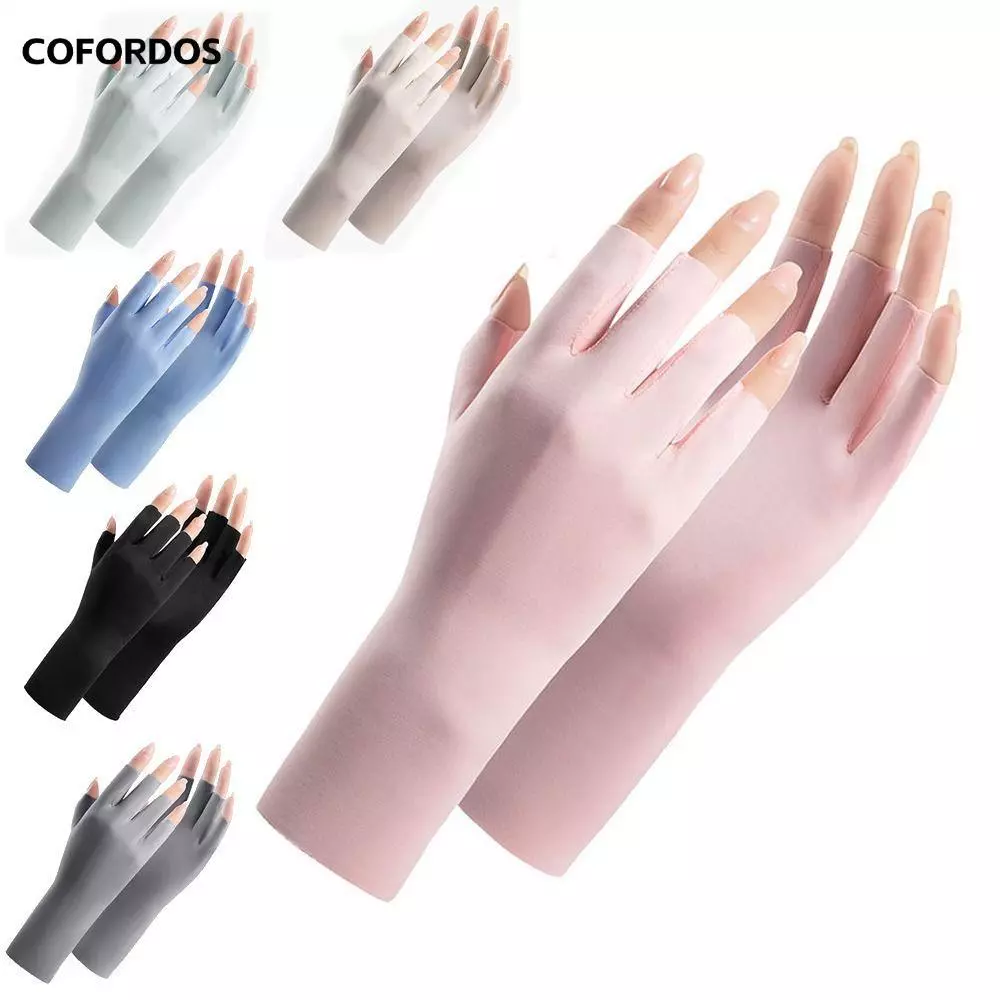 Găng Tay Chống Nắng COFORDOS, Đèn Led Bảo Vệ Găng Tay Vẽ Móng Tay Da Ngón Tay, Bảo Vệ Tia UV Móng Tay Nhiều Màu Sắc Chống Tia Tia UV Chống Bức Xạ Móng Tay Nghệ Thuật Găng Tay Tăng