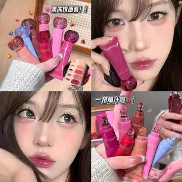 嫩妹天菜镜面唇釉 水润嘟嘟唇 早八伪素颜' 提气色女学生平价口红Clear And Pure Desired Lip Gloss, Lip Gloss, Moisturizing Mirror Gloss, Student'S Whitening Effect, Fluffy Glass Lip Li