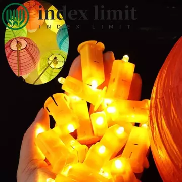 INDEX GIỚI HẠN 10 Chiếc Đèn Lồng Đèn LED Wick, Đèn Tích Hợp Chất Liệu DIY Đèn Lồng, Phụ Kiện Đèn Lồng Ánh Sáng Điện Tử Màu Vàng Bấc Thu Nhỏ Đèn Đèn Đèn Đèn Lồng Giấy