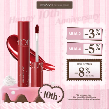[Rom&nd] [Màu 14-17] Son Tint lì ngọt ngào Hàn Quốc Romand Juicy Lasting Tint 5.5g