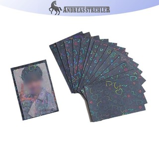 Onetimingfine 50 Chiếc Tay Thẻ Kpop 61x91mm 20C Trái Tim Cho Holo Bưu Thiếp Top Tải Phim Photocard Trò Chơi Thẻ Bảo Vệ VN
