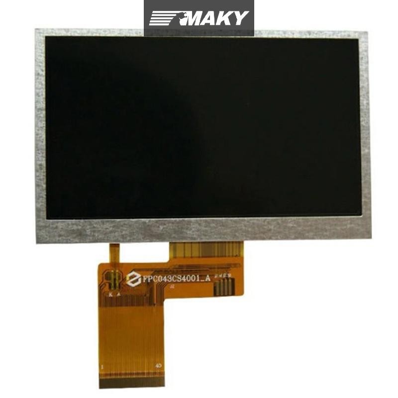 Newwellknownepic Universal 4.3 Inch TFT Màn Hình LCD Màn Hình 40 Chân HD 480 * 272 Sửa Chữa Màn Hình Thay Thế Cho Xe Ô Tô VN