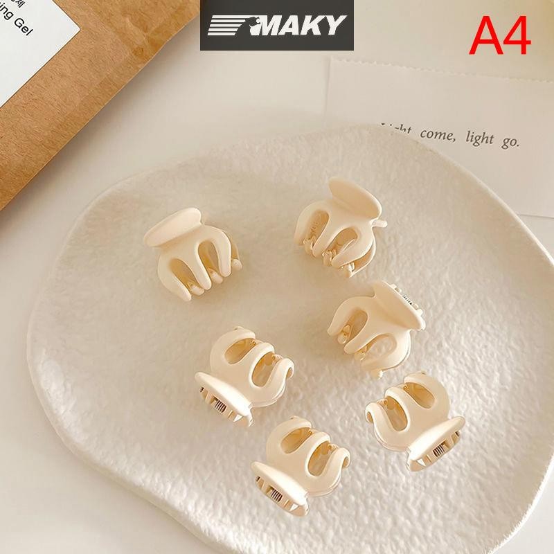Newwellknownepic 6 Chiếc Đơn Giản Acrylic Đen Nhỏ Lấy Kẹp Công Chúa Nổ Tóc Gãy Hoa Bên Mũ Đội Đầu Phụ Kiện Nữ VN