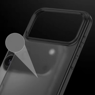 [JLK] Ốp điện thoại PP siêu mỏng mờ trong suốt màu cam đen trắng cho iPhone 17Air 17 Pro Max 17Pro Ốp lưng Fundas