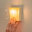 Đèn ngủ công tắc SUNKISSD, Đèn ngủ Led từ tính sạc USB, Trang trí phòng tối giản Đèn ngủ treo tường phòng ngủ