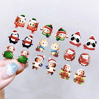 Sticker 5D Giáng Sinh (Noel) Dán Móng Cực Dễ, Cực Xinh