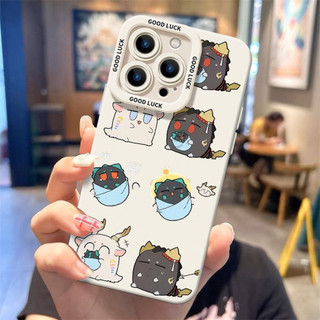 Ốp điện thoại Arknights Dragon Bubble cho iPhone17 / 16 / 15 / 14 / 13 / MINI / 12 / 11 / Pro MAX / X / XS / XR / 7 / 8 / 6 Vỏ bảo vệ toàn diện bằng silicon lỏng chống sốc và chống rơi