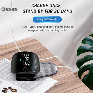 Máy đo huyết áp cổ tay KUZHEN Máy đo huyết áp y tế tại nhà Dụng cụ đo điện tử hoàn toàn tự động HOT