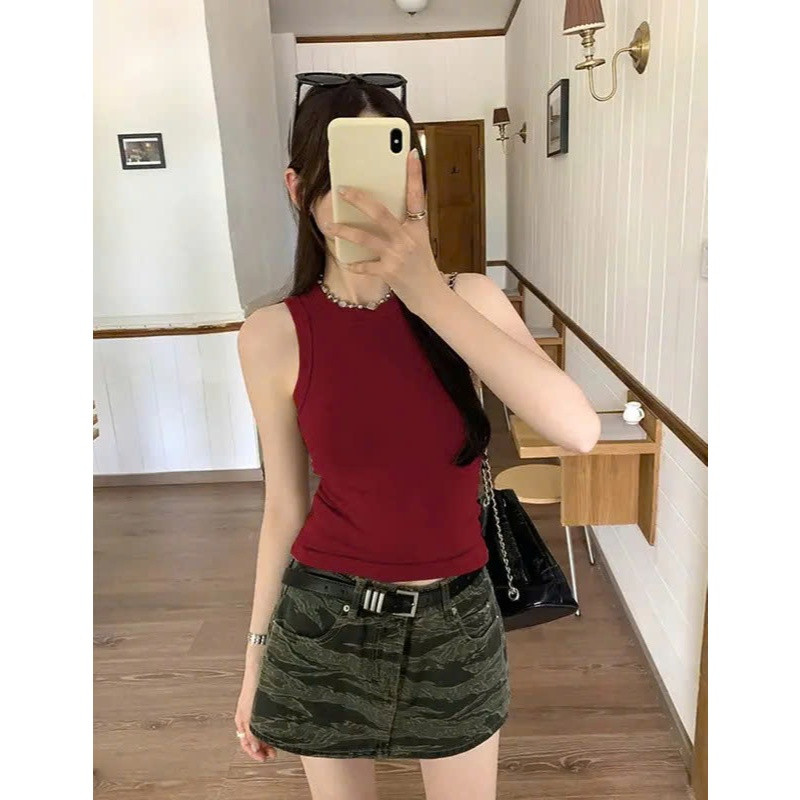 Áo Ba Lỗ Nữ Mịn Mát, Áo 2 Dây CỔ TRÒN Bản To, Áo Tanktop Phù Hợp Đi làm, Đi Tập, Đi Chơi Mùa Hè Mát Mẻ