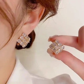 Bông tai TRACEILLOIAN, Bông tai tua rua đa năng không đều, Trang sức lấp lánh cổ điển Bông tai hình học bằng kim loại mịn dành cho nữ