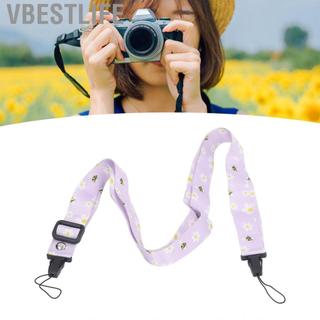 VBESTLIFE Dây đeo cổ vai 1,2m Dây đeo máy ảnh in hoa văn đa chức năng cho Mini 12 11 8 9 (Hoa cúc tím)