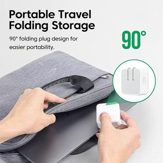 Elough PD40W USB C US Cắm Sạc Có Thể Gập Lại Sạc Nhanh EU Cắm / UK Cắm Tường Sạc Bộ Chuyển Đổi Nguồn Điện