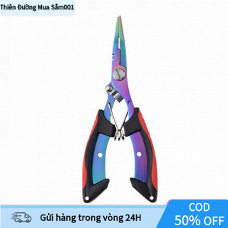 【COD】Kéo dài kìm câu cá 420 thép không gỉ đa năng giải quyết gear kéo móc tẩy biển ngoài trời dụng cụ cắt chuyên nghiệp