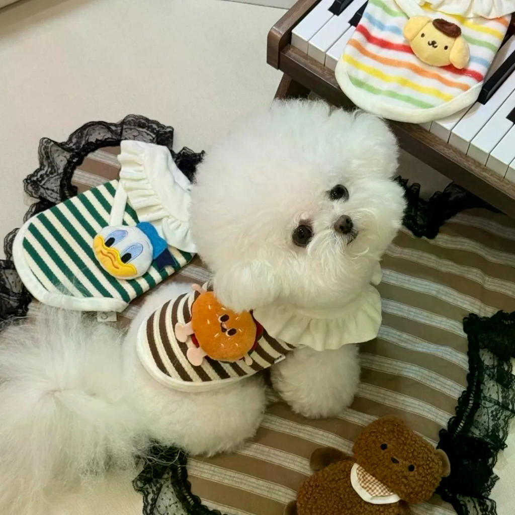 Áo len thú cưng mùa thu đông dày dệt kim Puppy Vest Teddy Bichon Puppy Cat Quần áo