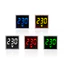Diymore AC 220V 30MM Vuông EU Cắm LED Kỹ Thuật Số AC Vôn Kế Chỉ Báo Đường Dây Điện Áp Kiểm Tra Màn Hình 50 ~ 500V UTU