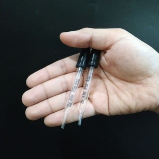 【Hỷ】Ống Nhỏ Giọt Thủy Tinh Có Bóp Cao Su 1ml – Hút Tinh Dầu, Hóa Chất, Dược Phẩm